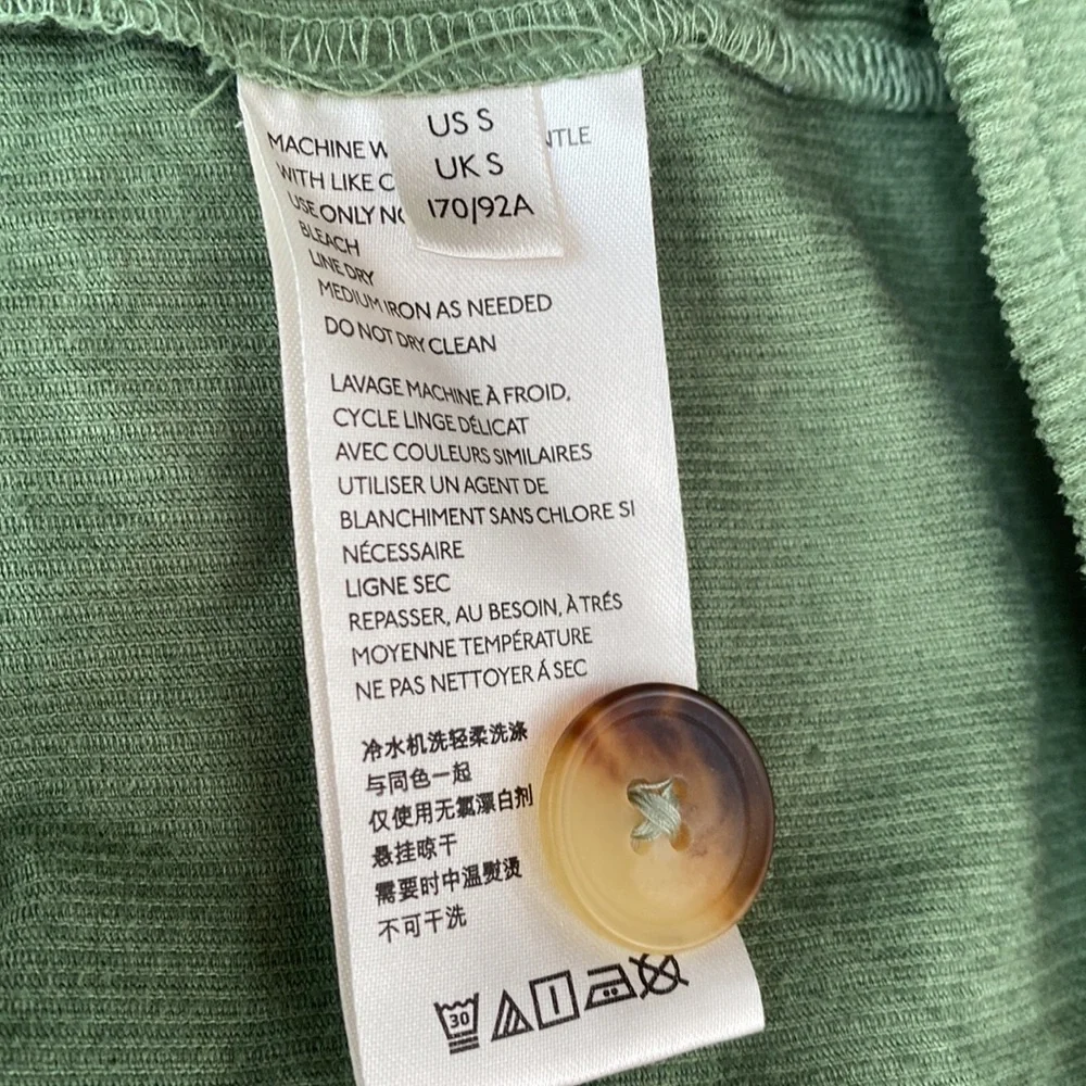 Anthropologie S Maria Babydoll Corduroy Top - Picture 12 of 12